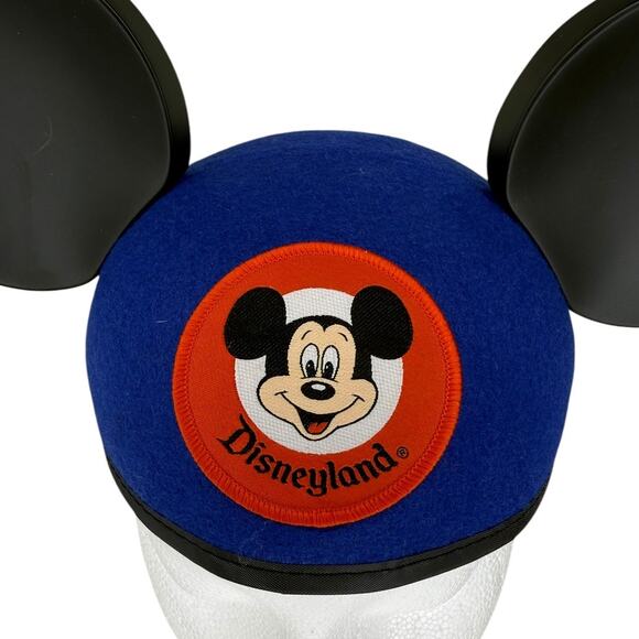 Disneyland Mickey Mouse Ears Blue With Patch (Gavin embroidered on back) Youth - Picture 2 of 7